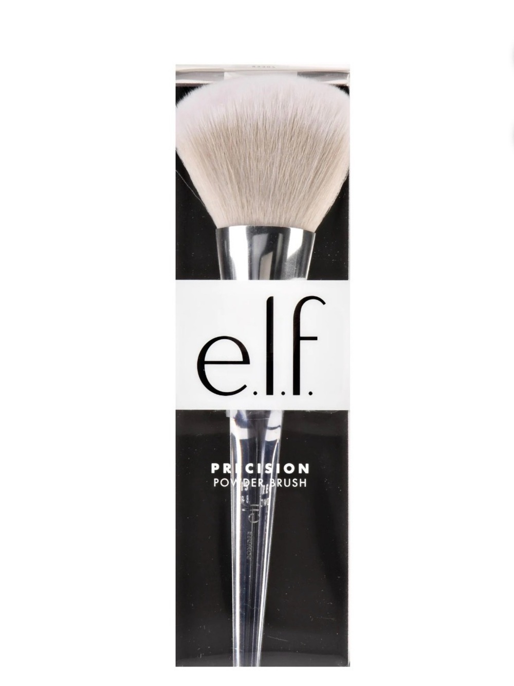 NWT e.l.f. Precision Powder Brush - White & Silver